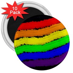 Rainbow 3  Magnets (10 pack) 