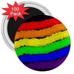 Rainbow 3  Magnets (100 pack)