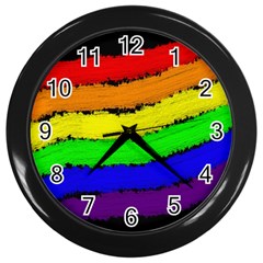 Rainbow Wall Clocks (Black)