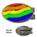 Rainbow Money Clips (Oval)  Front