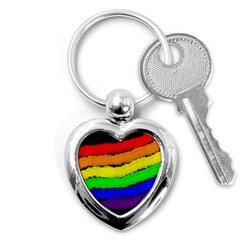 Rainbow Key Chains (Heart) 