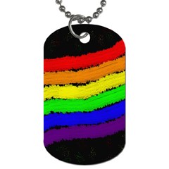 Rainbow Dog Tag (One Side)