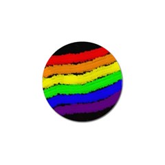 Rainbow Golf Ball Marker