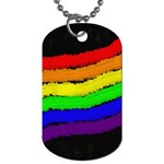 Rainbow Dog Tag (Two Sides) Front