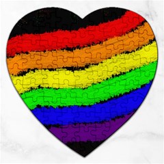 Rainbow Jigsaw Puzzle (Heart)