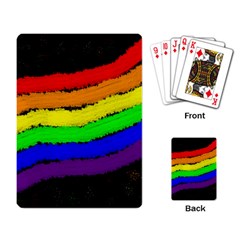 Rainbow Playing Card