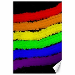 Rainbow Canvas 24  x 36 