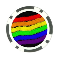 Rainbow Poker Chip Card Guards