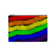 Rainbow Cosmetic Bag (medium)  by Valentinaart