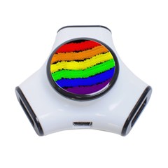 Rainbow 3-Port USB Hub