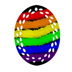 Rainbow Ornament (Oval Filigree) 