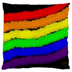 Rainbow Large Cushion Case (One Side)