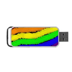 Rainbow Portable USB Flash (One Side)