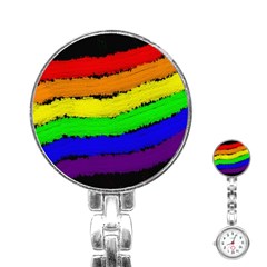 Rainbow Stainless Steel Nurses Watch