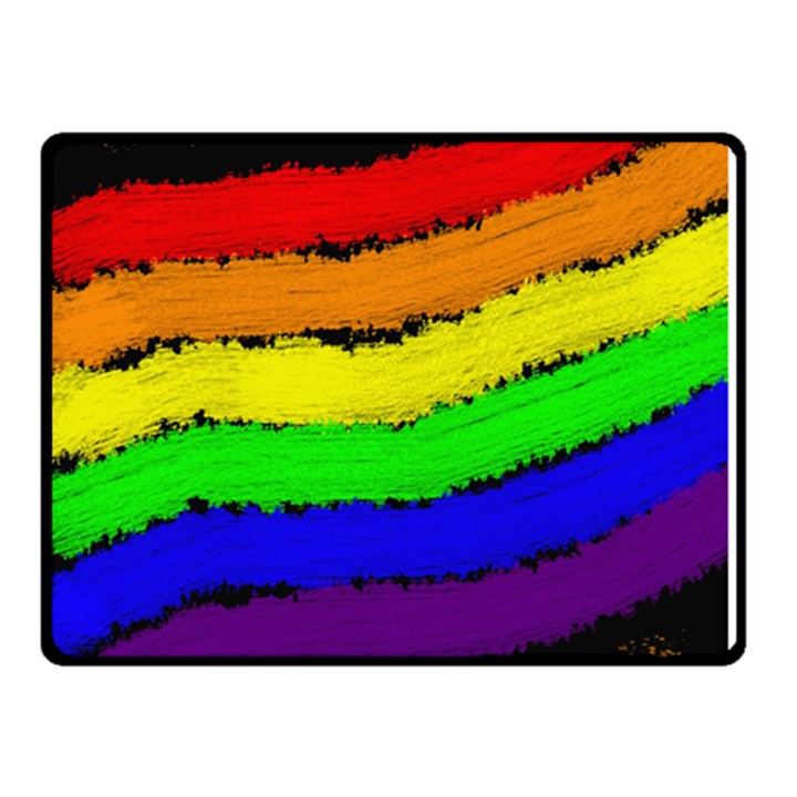 Rainbow Double Sided Fleece Blanket (Small) 