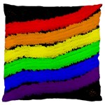 Rainbow Large Flano Cushion Case (One Side) Front