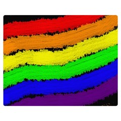 Rainbow Double Sided Flano Blanket (Medium) 