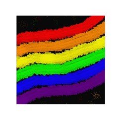 Rainbow Small Satin Scarf (square) by Valentinaart