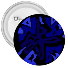 Deep Blue Abstraction 3  Buttons by Valentinaart