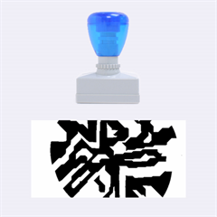 Deep Blue Abstraction Rubber Stamps (medium) 