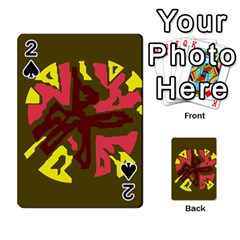 Abstraction Playing Cards 54 Designs  by Valentinaart