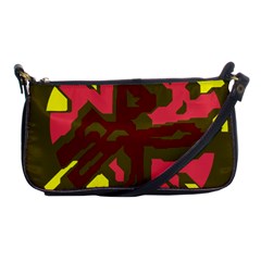 Abstraction Shoulder Clutch Bags by Valentinaart