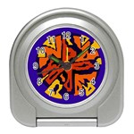 Orange ball Travel Alarm Clocks Front