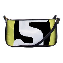 Number Five Shoulder Clutch Bags by Valentinaart