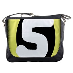 Number Five Messenger Bags by Valentinaart