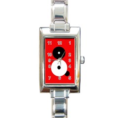 Number Eight Rectangle Italian Charm Watch by Valentinaart