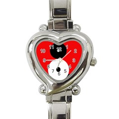 Number Eight Heart Italian Charm Watch by Valentinaart