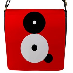 Number Eight Flap Messenger Bag (s) by Valentinaart