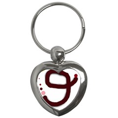 Number Nine Key Chains (heart)  by Valentinaart