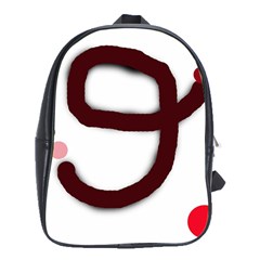 Number Nine School Bags (xl)  by Valentinaart