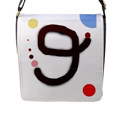 Number Nine Flap Messenger Bag (l)  by Valentinaart