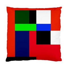 Colorful Abstraction Standard Cushion Case (one Side) by Valentinaart