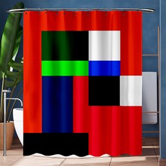 Colorful Abstraction Shower Curtain 60  X 72  (medium)  by Valentinaart