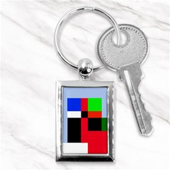 Colorful Abstraction Key Chains (rectangle)  by Valentinaart