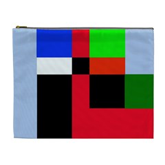 Colorful Abstraction Cosmetic Bag (xl) by Valentinaart