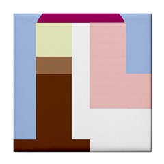 Colorful Abstraction Tile Coasters