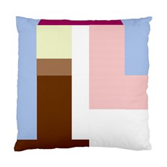 Colorful Abstraction Standard Cushion Case (one Side) by Valentinaart