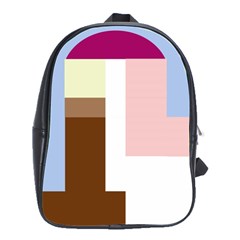 Colorful Abstraction School Bags(large)  by Valentinaart