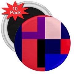 Colorful abstraction 3  Magnets (10 pack) 