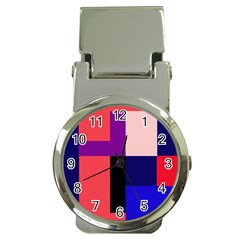 Colorful Abstraction Money Clip Watches by Valentinaart