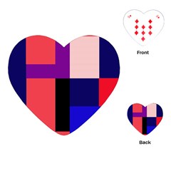 Colorful abstraction Playing Cards (Heart) 