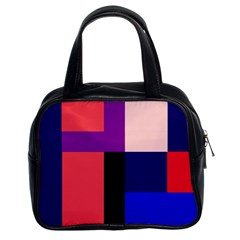 Colorful Abstraction Classic Handbags (2 Sides) by Valentinaart