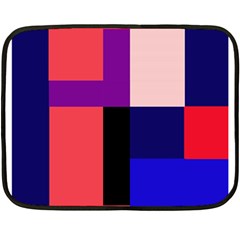 Colorful abstraction Double Sided Fleece Blanket (Mini) 