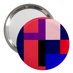 Colorful abstraction 3  Handbag Mirrors