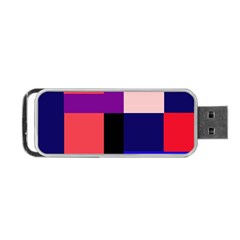 Colorful Abstraction Portable Usb Flash (two Sides) by Valentinaart