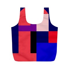 Colorful abstraction Full Print Recycle Bags (M) 